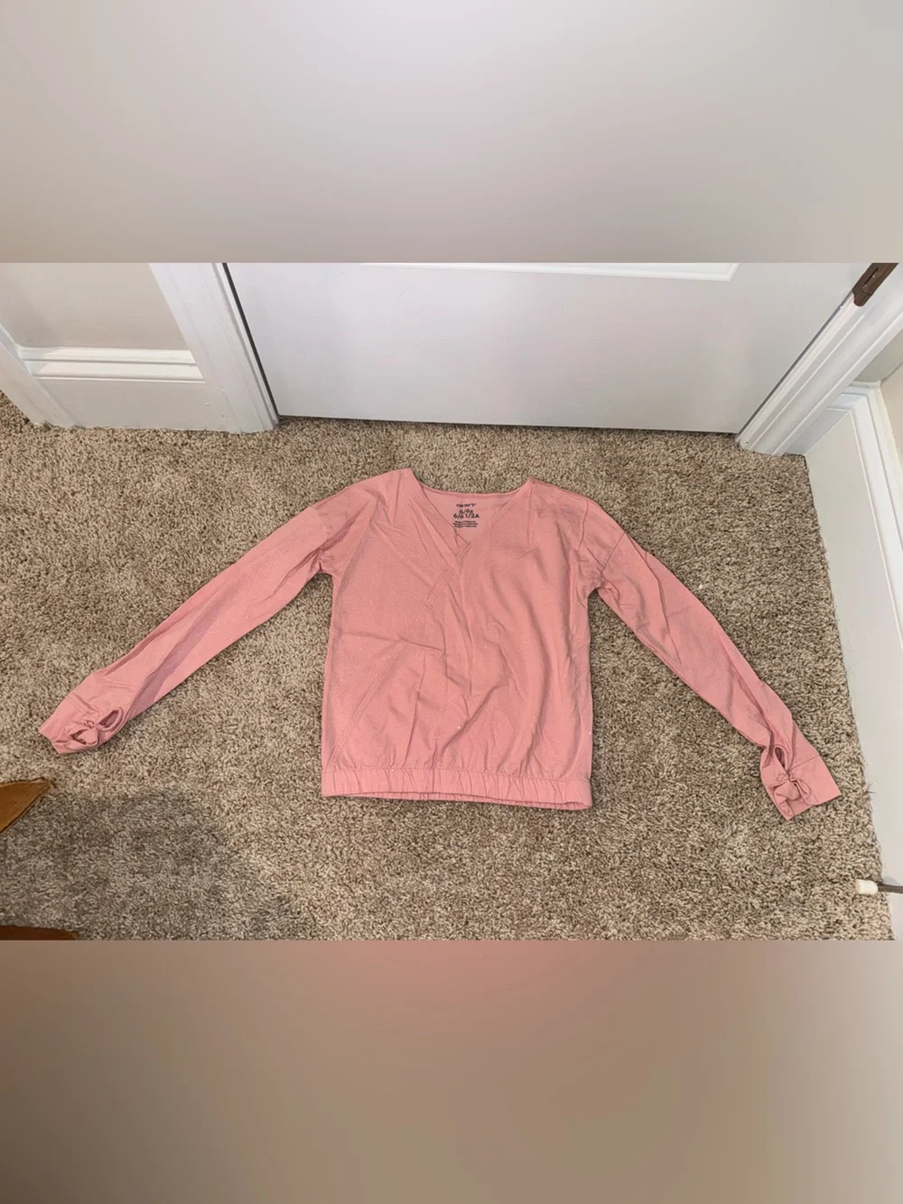 Carter’s Pink Shimmer Long Sleeve Top 6/6X